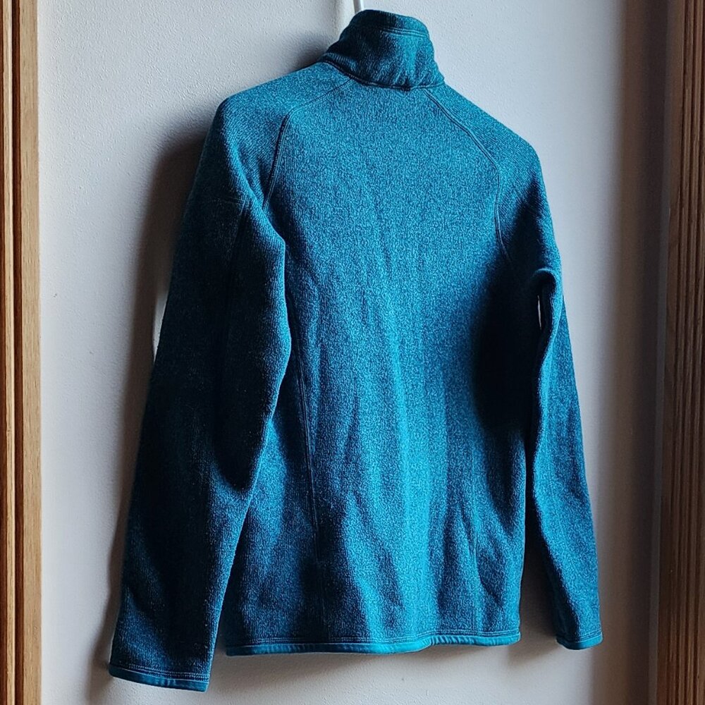 Patagonia Aqua Better Sweater Quarter Zip-Up Pullover Size Small - Picture 13 of 16